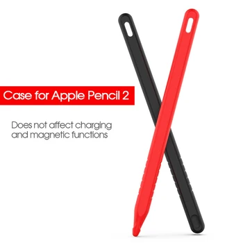Pre apple ceruzka 2 prípade silikónový Ochranný obal Kompatibilný ipad ceruzka Kompatibilné Tablet Touch dotykové Pero Ochranné Anti-los