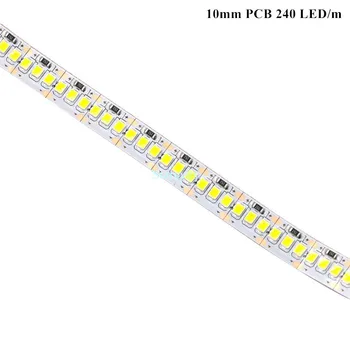 1 Kus LED Pás 5m SMD 2835 120 240 LED/m DC12V IP20 Non vodotesný Flexibilný pás s nástrojmi String pásky LED žiarovka svetla Noc Dekor