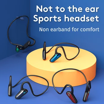 Kostné Vedenie Slúchadlá Bluetooth-compabile Bezdrôtový Nepremokavé Nosiť Otvorené Ucho Ľahká Váha Nie je In-ear Športové Slúchadlá
