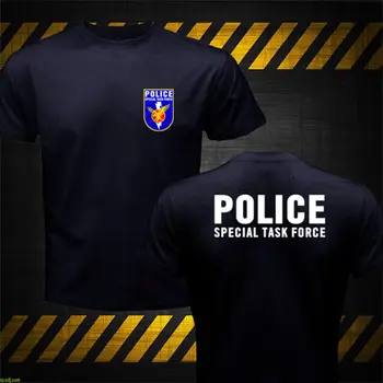 Nové Juhoafrickej Polície, Službu Osobitného Task Force Swat Saps Stf Logo Topy 2019 Krátky Rukáv Hip Hop Starnger Veci T Tričko
