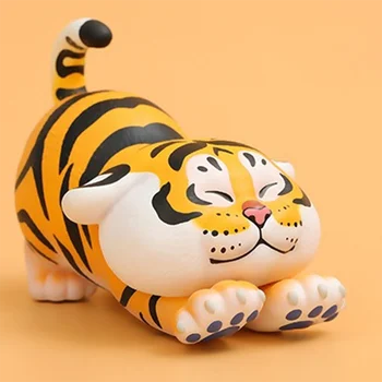 Pôvodné Roztomilý Tuku Tiger Denný Seriál Nevidiacich Náhodné Box Hračky Ploche Modelu Kawaii Prekvapenie Box, Anime Postavy Dievčat Darček K Narodeninám