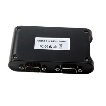 4 port RS232, USB 2.0 adaptér USB, Sériový DB9 COM converter Radič Karty
