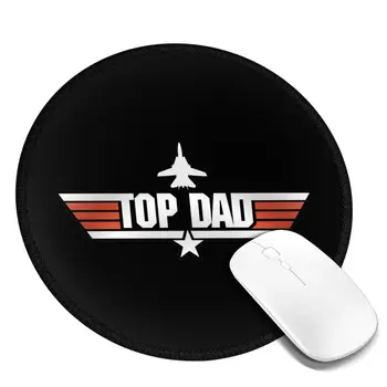 Letec, Pilot Podložka pod Myš Top Gun štýl Tričko Top Otec Vysoko Kvalitné Gumené Mousepad Opierkou Pôvodný Obrázok Tabuľka Mouse Mat