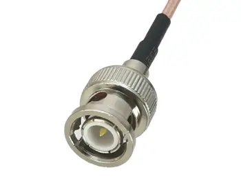 RG316 Kábel BNC Samec Konektor MCX na Male Konektor Priamo ANTÉNNY Koaxiálny Jumper pigtail Kábel 4 cm~10 FT