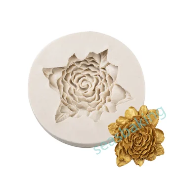 3D Kvitnú Ruže Silikónové Tortu Formy Kvet Fondant Formy Cupcake Želé Cukríky, Čokoládové Dekorácie Pečenie Nástroj Formy