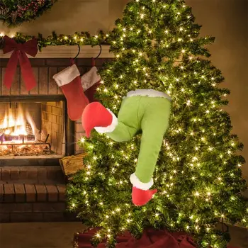 Vianočné Vrecoviny Veniec Grinch Stealer Vianočný Strom Dekorácie Vianočné Girlandy Výzdoba, Vianočný Strom Dekorácie Dverí