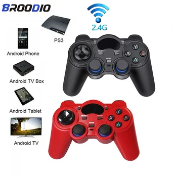 2,4 GHz Bezdrôtový ovládač Gamepad Pre Telefón Android TV Box PC, PS3 Herné Ovládanie Pomocou OTG Converter Wireless Mobile Gamepads