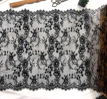 3meters dlhý 48 cm široký Pribrala rias čipky textílie DIY high-end šaty svadobné domov textilné dekoratívne textílie