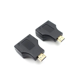 1 Pár kompatibilný s HDMI Rozšíriť na RJ45 UTP sieť LAN Ethernet, CAT5E/6 Extender Repeater 1080P Adaptér Pre HDTV PC, PS3 STB