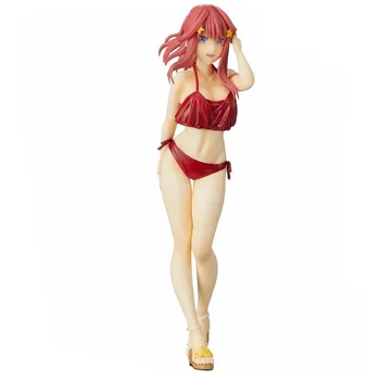 20 CM Anime Esenciálnej Quintuplets Nakano Ichika Sexy plavky, PVC model Akcie Obrázok Zber Hračky, Ozdoby, darčeky