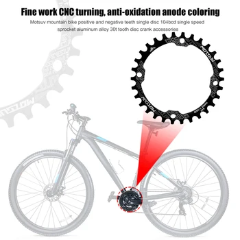 104BCD MTB Bicykel Prevodov Chainwheel 30T Prevodníku Horský Bicykel Kuky Zub Doska Častí Reťazca Krúžok Časti Bicyklov