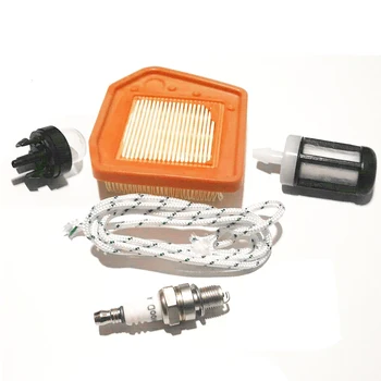 5 ks vzduchový Filter Spark Plug Kit Obutie: Pre STIHOL FS240 FS310 FS360 FS410 FS460 Strimmers Časť Zastrihávač na Trávu Príslušenstvo