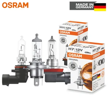 OSRAM H1 H3 H4 H7 H11 9005 9006 Pôvodné Lampa Biela Svetlometu H8 H9 H16 HB3 HB4 Hmlové Svietidlo Auto Halogénová Žiarovka Vyrobené v Nemecku (1pc)