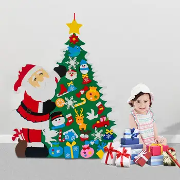 2021 urob si sám Cítil, Vianočný Stromček, Snehuliak Kalendár Nástenné Závesné Ozdoby Nový Rok Deti Hračky, Vianočné Party Dekorácie