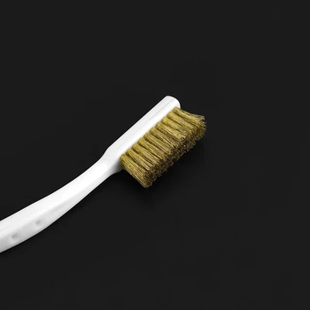 Medený Drôt zubná Kefka, 3D Tlačiarne Súčasťou Čistiaci Nástroj Medi Kefa Rukoväť MK8 E3D Tryska Ohrievač v Bloku Hotend Čistenie Teplú Posteľ