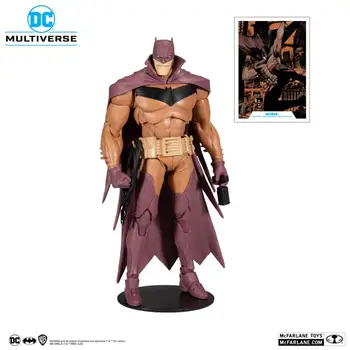 DC Comics McFarlane Batman Anime akcie obrázok White Knight Reo Edition 17 cm Zberateľské figúrky Model Halloween Darček Hračky