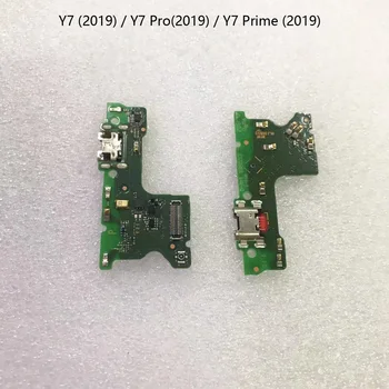 Originálne Nabíjací Port USB Dock Konektor Flex Kábel na Opravu Časť Pre Huawei Y7 2019 / Y7 Pro 2019 / Y7 Prime 2019 (4+64 G)