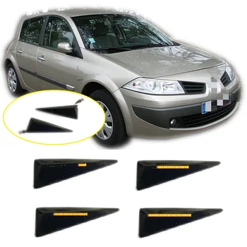 Pre Renault Megane II BM CM LM KM 2002 2003 2004 2005 2006 2007 2008 Dynamické LED Indikátor Strane Marker Signálneho Svetla Príslušenstvo