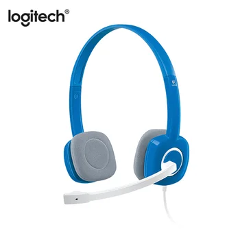 Logitech H150 Káblové Slúchadlá Stereo Over-Ear Slúchadlá s Mikrofónom Dual 3,5 mm Slúchadlá Pre Notebook PC Gamer