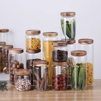 Agátový zapečatené skladovanie môže zapečatené môže veľkoobchod Gaopeng kremíkové sklo skladovanie fliaš Domácnosť, kuchyňa