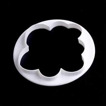 5 KS 3D Cloud Tvar Tortu Formy Plastové Fondant Fréza Tortu Formy Zdobenie Nástroje Vintage Doska Rám Cookie Cutter Nastaviť