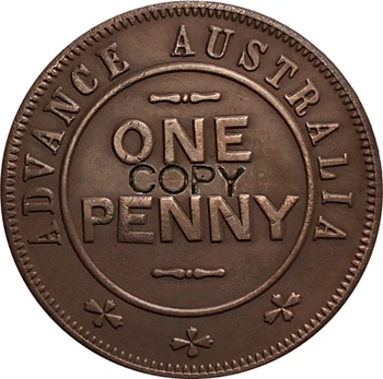 Austrália jeden cent, skopírujte mince