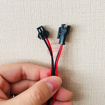 10Pairs 10 cm Dlhé JST SM 2Pins Plug Mužov a Žien Rýchle Drôtu Konektor Adaptéra Terminál 2 Spôsobom, Easy Fit pre led pásy