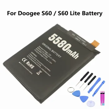 5580mAh BAT17M15580 BAT173605580 Batérie Pre Doogee S60 / S60 Lite Kvalitné Li-pol Bateria + Nástroje