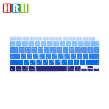 HRH Rainbow Silikónové kórejský Notebook Skin Kryt Klávesnice Vodotesný Pre Nový MacBook Air 13 palcový M1 A2337(2020 Vydanie)