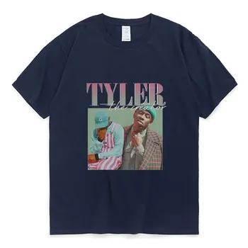 2021 Nové Tričko Muži Ženy Lete Pár Trend Značky Tee Tyler, The Creator Bavlnené tričká Classic Comfortabled Populárne Topy Muž