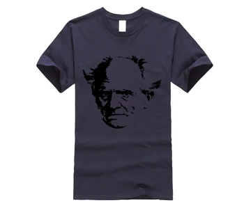 Arthur Schopenhauer T-Shirt Románopisec, Autor, Spisovateľ, Poézia, Knihy, Filozofia Mužov 2020 Nové Rukáv Bavlna Tlač Obyčajný Tričká