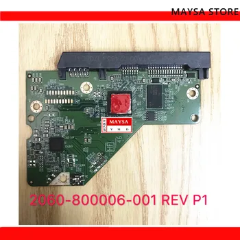 HDD PCB logic dosky plošných spojov 2060-800006-001 REV P1 pre WD 3.5 SATA pevný disk oprava, obnova dát