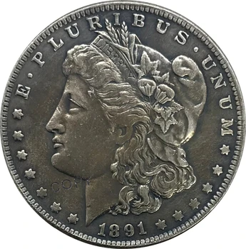 1891 Spojené Štáty Morgan 1 Jeden Dolár Cupronickel Á Strieborných Zberateľských Kópiu Mince