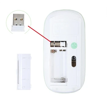 Bezdrôtová Myš USB Počítačová Myš 2,4 Ghz Bezdrôtová Myš 1600 DPI Optické Mausewith USB Prijímač Bezdrôtovej Myši Pre PC, Notebook