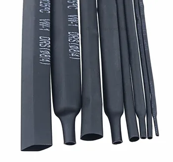 Zmršťovacej Trubice Čierna 2:1 0.8 mm 1 mm 1,5 mm 2 mm 2,5 mm 3 mm 3,5 mm 4 mm 5 mm 6 mm 8 mm 10 mm Shrinkable Hadice Sleeving Zabaliť Drôt súpravy