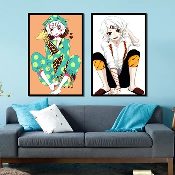 Anime Plagáty Tokio Vlkolak Plagát Plátno na Maľovanie Juzo Suzuya/kaneki Ken Stenu Decor Plagáty na Stenu Umenie Domova Obrázok
