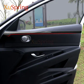 Pre Hyundai Elantra Avante i30 Sedan 2021 Auto Vnútorné kľučky Zábradlia Panel Kryt Čalúnenie Pás Obloha Nálepky Styling