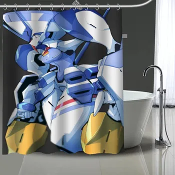 Vlastné Anime Miláčik V Franxx Sprchové Závesy DIY Kúpeľňa Záclony Umývateľný Polyester pre Vaňou Art Decor