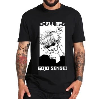 Vtipné Japonskom Anime Jujutsu Kaisen T Shirt Mužov Manga Unisex Streetwear T-tričko Krátky Rukáv bežné Tričko