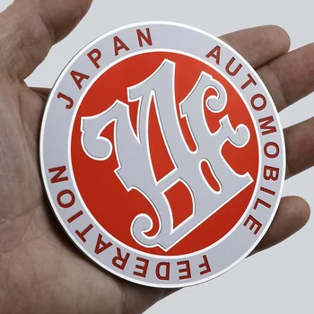 Auto Príslušenstvo jdm JAF 20 rokov Členských Znak Japonsko Automobilovej Federácie Odznak Nálepky Znak Odtlačkový