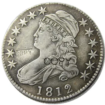 NÁS 1812 Obmedzené Poprsie Pol Dolára Strieborné Pozlátené Kópiu Mince
