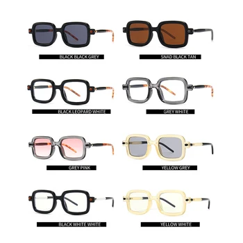 Móda Vintage Námestie slnečné Okuliare Ženy, Mužov, Luxusné Značky Dizajnér Slnečné Okuliare Pre Ţeny Muţi Optické Anti-modré svetlo Okuliare