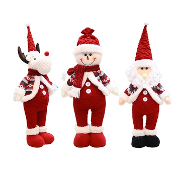 Vianočné Bábiky Darčeky Cute Santa Claus Snehuliak Elk Bábiky Hračky Vianoce, Vianočný Stromček Nový Rok Ozdoby Vianočné Dekorácie Pre Domov