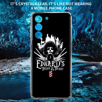 Edward Scissorhands movi Luxusné Crystal Clear Telefón puzdro Pre Samsung Galaxy S20 FE S21 Ultra S10 Plus S10E Mäkké Chrániť Kryt