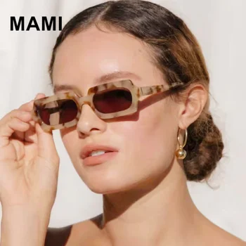 Retro Obdĺžnik slnečné Okuliare Pre Ženy Vintage Malé Námestie, Slnečné Okuliare Mužov UV400 Odtieňoch, Dámske Klasické Módne Okuliare Veľkoobchod