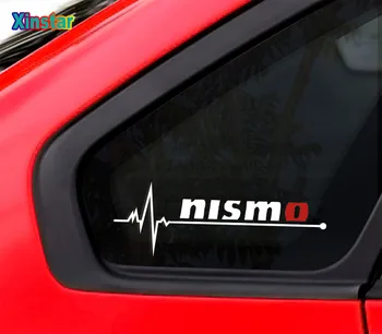 2 ks/veľa KK auto windows nálepka pre Nissan Tiida Slnečný QASHQAI MARCA LIVINA TEANA X-ŠKOL