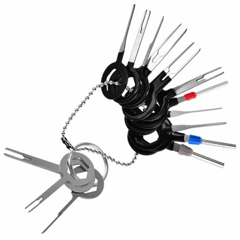Konektor Terminálu Odstránenie nastaviť Single/double Pin Extractor Sťahovák 14pcs