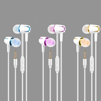 Káblové Univerzálne potlačenie Šumu Slúchadlá Stereo In-ear Slúchadlá Pohodlné Telefónu Headset s Mikrofónom pre PC LG iPhone Xiao mi