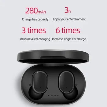 Pôvodné TWS Bluetooth Slúchadlá Bezdrôtová mini Športové Slúchadlá Stereo Slúchadlá S Mikrofónom Pre iPhone Huawei Xiao Redmi PK airdots