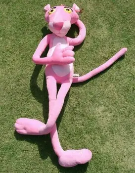 Auto Ozdoby Roztomilý Pink Panther Plnené Plyšové Hračky Bábiky Deti 15